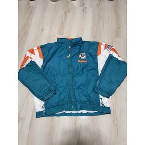 Miami Dolphins NFL Starter Jacket Men's Size XL Windbreaker Football